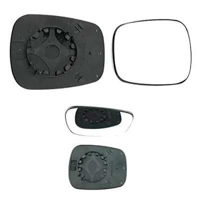 Image of Fits Renault Kangoo, For 2004 to 2008 Convex Wing Mirror Glass LEFT HAND ( UK Passenger Side )