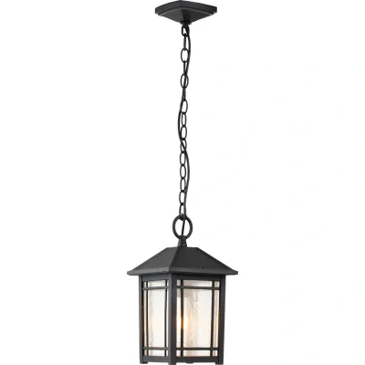 Image of Quoizel Cedar Point Outdoor Pendant Ceiling Light Black, IP44