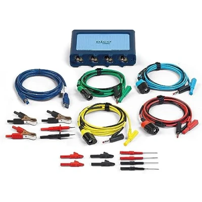 Image of Pico Technology PicoScope 4425A Automotive Oscilloscope 4 Channel USB Digital Diagnostic PC Scope Starter Kit with software, probes and adapters