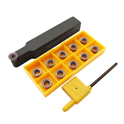 Image of ASZLBYM 11pcs RPMT10T3 MOE R5 Indexable Carbide Milling Inserts Blade Cutter with 5/8&quot;/16mm SRDPN1616H10 Tool Holder Metal Lathe Cutting Tools