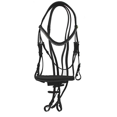 Image of Rhinegold Anatomic Cavesson Bridle Pony Havana