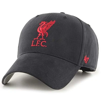 Image of 47 FC Liverpool Black EPL Ballpark Mesh Most Value P. Snapback Cap One Size