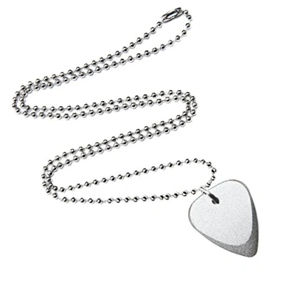 Image of Fusion Tones FUS SIAN NK Necklace Guitar Pick, Silver