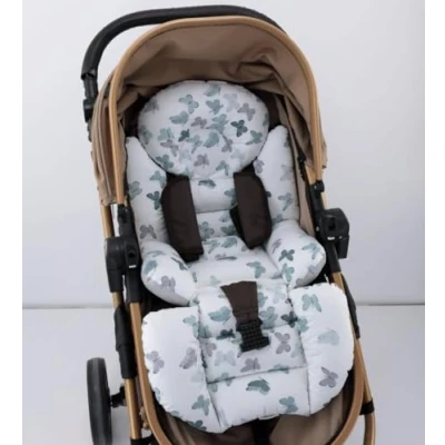 Image of Pushchair/Stroller Cushion Pram Accessories Seat Liner Umay Baby 100% Cotton (Butterfly)