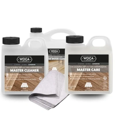 Image of maintenance box for lacqured wood floors, floor kit, woca kit matt