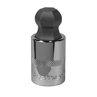 Image of Sealey Premier Ball End Hex Socket Bit 19mm 1/2&quot;Sq Drive