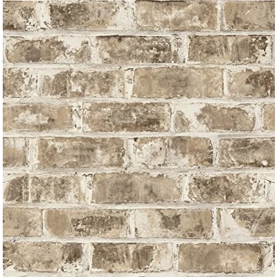 Image of Urban Walls UW24762 Warehouse Brick Sidewall, Neutral