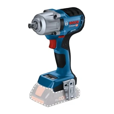 Image of Bosch Professional 18V System Cordless Impact Wrench GDS 450 PC (450 Nm Tightening, 800 Breakaway Torque Performance)