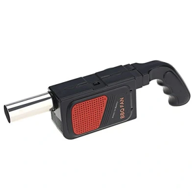 Image of ASHATA Portable Electricity Blower to Barbecue,Stainless Steel Grill Fire BBQ Handheld Electric Fan Air Blower,Air/Fire/Gril for Outdoor Camping Picnic Barbecue Cooking Tool