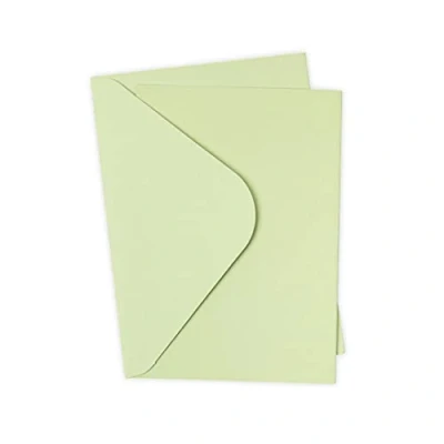 Image of Sizzix Surfacez Card &amp; Envelope Pack A6 Pear 10PK 665693 Chapter 2 2022, Multicolor, One Size