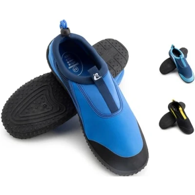 Image of Cressi Coco Shoes Aquashoes Unisex Adult Designed for Water Sports and Comfortable Walking in Humid Environments, Sea Beach, Blue/Dark Blue, 37 EU/5.5 UK