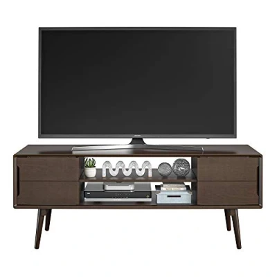 Image of Novogratz Brittany TV Stand for TVs up to 55&quot;, Walnut