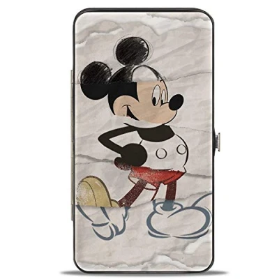 Image of Buckle Down Women&#039;s Wallet, Mickey Mouse, 7&quot; x 4&quot;