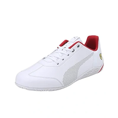 Image of PUMA Unisex&#039;s Ferrari Rdg Cat Track Shoe, White Wh, 9.5 UK