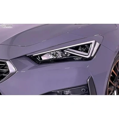 Image of Head light spoilers compatible with Seat Leon (KL) / Cupra &amp; Formentor (KM) 2020 Tarraco (KN2) 2019 (ABS)
