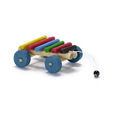 Image of Melody Jane Dolls House Miniature 1:12 Scale Nursery Toy Shop Accessory Pull Along Xylophone
