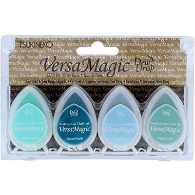 Image of Tsukineko GD100005 &quot;Seashore&quot; VersaMagic Inkpad Set, Multiple Colours