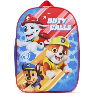 Image of Get Trend Paw Patrol Backpack Kids Chase Rubble Rucksack Daypack Nursery Bag Preschool Primary Sports Travel Bookbag 3+ (Blue Patrol)