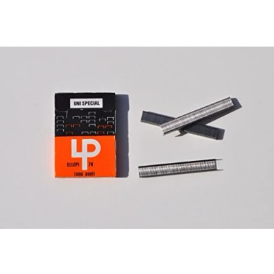 Image of Ellepi Klizia 97 Stapler and Staples: Staples/Refill Box of 1,000 (Silver) / envelopes