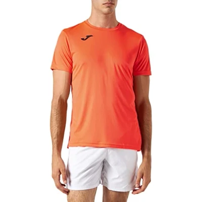 Image of Joma Men&#039;s Record II T Shirt, Fluorescent Coral, XXL