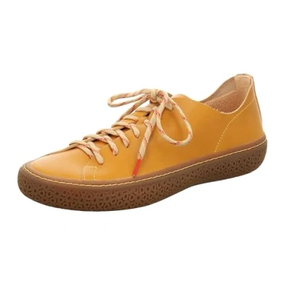 Image of Think! Women&#039;s TJUB_3 000195 Chrome Free Tanned Sustainable Changeable footbeds Trainers, 6000 Saffron, 5 UK