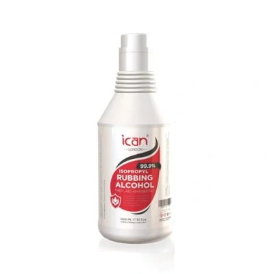 Image of ican london isopropyl rubbing Alcohol 99.9% First aid Antiseptic Disinfectant 1000ml (1 litre)