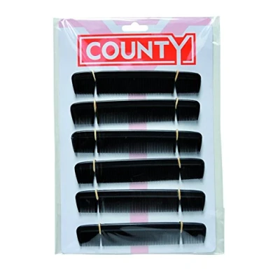 Image of Pack of 12 Plastic Gents Mens Hair Combs