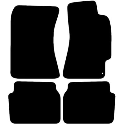 Image of Carsio Carpet Car Mats For Subaru Impreza 2001 2007 Tailored Fit Floor Mat Set Complete Accessory Black Custom Fitted All Weather, Anti Slip Backing &amp; Trim