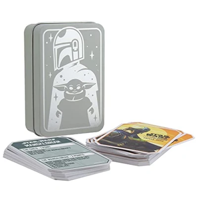 Image of Paladone PP8551MAN The Mandalorian Trivia Quiz with 100 Questions, Officially Licensed Star Wars Merchandise