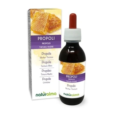 Image of Propolis (Propolis) Resin Alcohol Free Mother Tincture Naturalma Liquid Extract Drops 120 ml Food Supplement