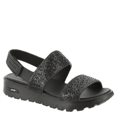 Image of Skechers Foamies Arch Fit Footsteps with Rhinestone, Black, 10