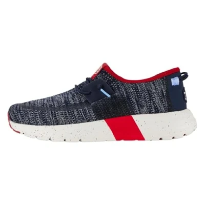 Image of HEYDUDE Men&#039;s Sirocco M Sport Mode Sneaker Shoes, Navy/Grey, 11 UK