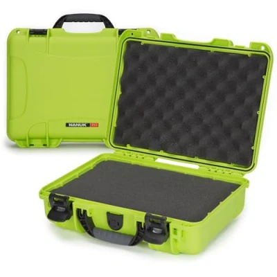 Image of Nanuk 910 Waterproof Hard Case with Foam Insert Lime