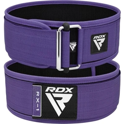 Image of RDX Women Weight Lifting Belt 4 Adjustable Back Lumbar Support Bodybuilding, Powerlifting Core Exercise Fitness Workout Squats Deadlifts,Ladies Home Gym Equipment