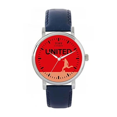 Image of Toff London Football Fans United Red Black Ladies Watch