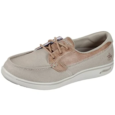 Image of Skechers Women&#039;s Arch FIT Uplift CRUISE&#039;N by Sneaker, Natural, 4 UK
