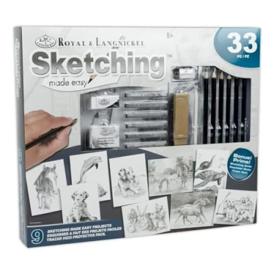 Image of Royal &amp; Langnickel Art Adventure Sketching Made Easy Crayon