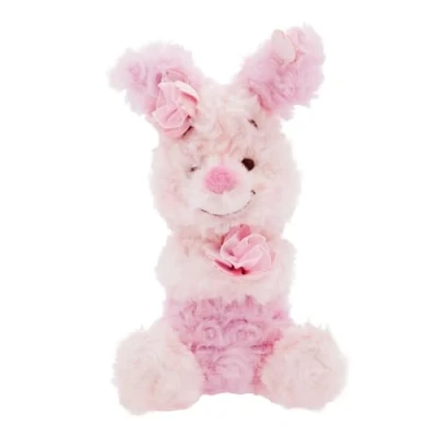 Image of Disney Store Official Piglet Plush, Winnie the Pooh, 25cm / 8&quot;, Sakura Collection, Pink Pig Soft Toy with Cherry Blossom Flowers, Suitable from Birth, 0+