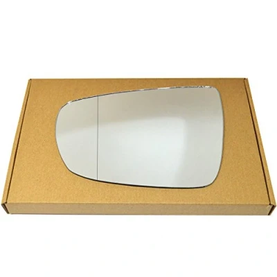 Image of Less4spares Wing Mirror Glass Left Compatible with Kia Carens 2013 2019 STICK ON Passenger Near Side Blind Spot