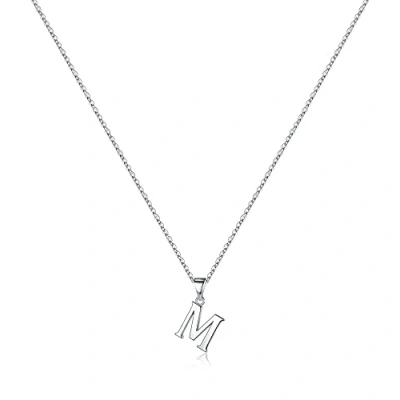 Image of TINGN S925 Sterling Silver Initial Necklaces for Women Girls, Dainty Hypallergenic Neckalce Girls(J)