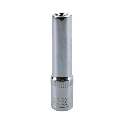 Image of 5/32&quot; Deep SAE Socket 1/4&quot; Drive 48mm Length 6 Point Chrome Vanadium Steel