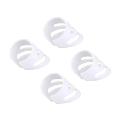 Image of Guitar Finger Picks, 4Pcs Plastic DIY Picks for Bass Ukulele Mandolin Relieves Fatigue and Pain, Practical Accessory
