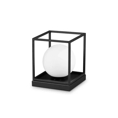 Image of Lingotto Globe Table Lamp Black Big