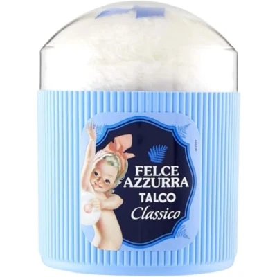 Image of Felce Azzurra Classic Talc Powder with Duvet, 250g