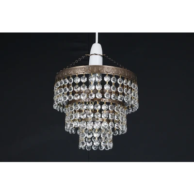 Image of Kiel Non Electric Tier Crystal Pendant Ceiling Light