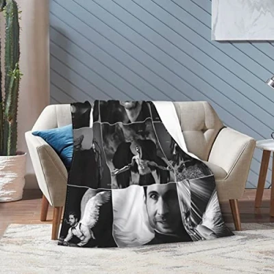 Image of Huaaiwangy Tom Actor Ellis Blanket Ultra Soft Flannel Fleece Lightweight Throw Blankets Warm Air Conditioning For Couch Sofa Bed 50x40 Inch