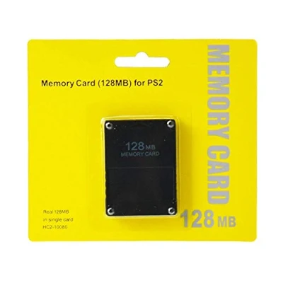 Image of Ruitroliker 128MB High Speed Memory Card for Playstation 2 PS2 Black
