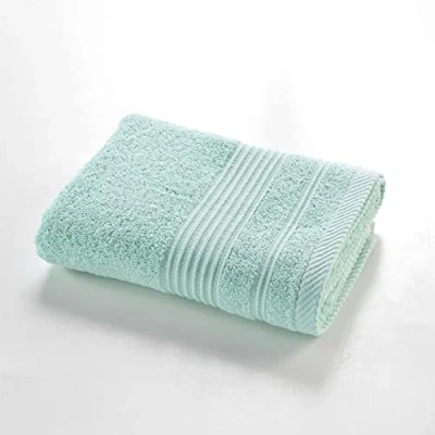 Image of Douceur d&#039;Intérieur Celadon Cotton Hand Towel, 50 x 90 cm
