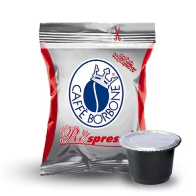 Image of CAFFÈ BORBONE RESPRESSO MISCELA Rossa Box 50 NESPRESSO Compatible Capsules 5g