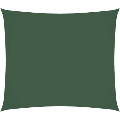 Image of vidaXL Sunshade Sail Oxford Fabric Rectangular 2.5x3 m Dark Green